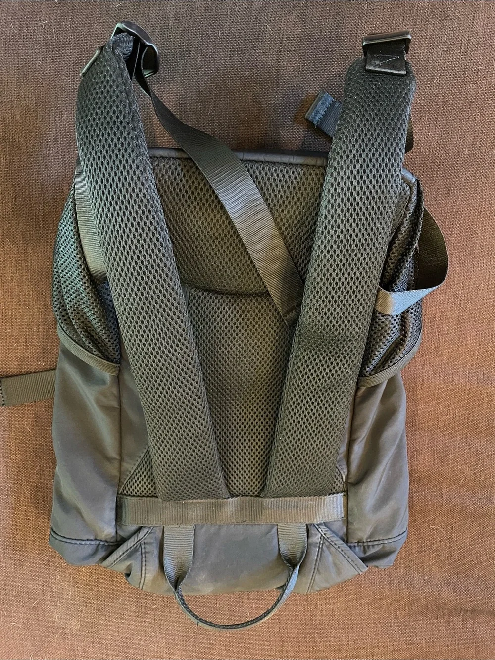Black Fabletics Mini-Backpack with Front Pocket - 18” x 12” x 6”